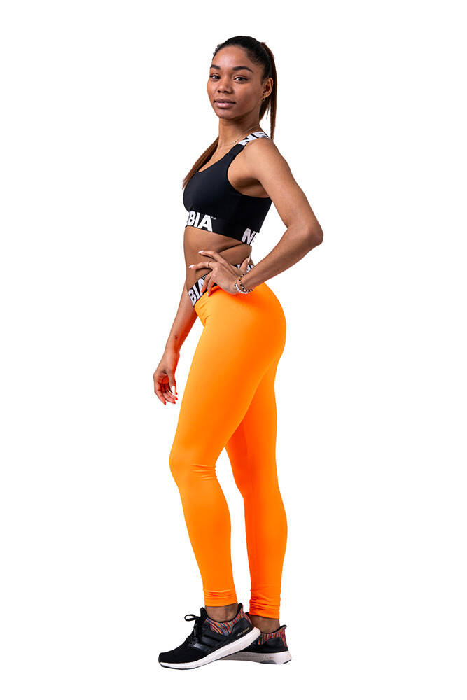 Dámské Legíny Nebbia Hero Scrunch Butt Leggings 528 Orange M