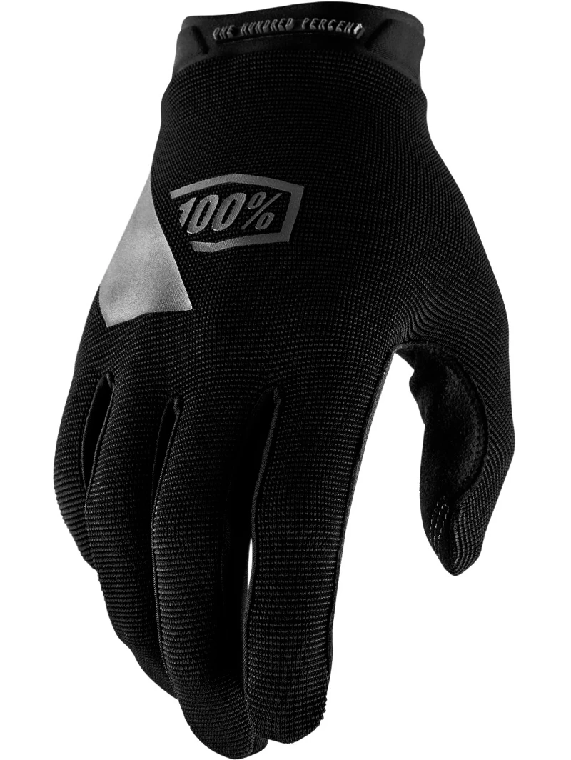 Cyklistické rukavice 100% Ridecamp černé, XL
