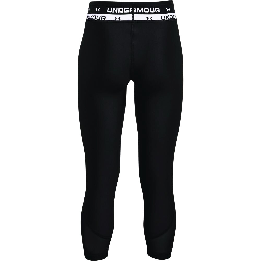 Dívčí Legíny Under Armour HeatGear Ankle Crop Black L