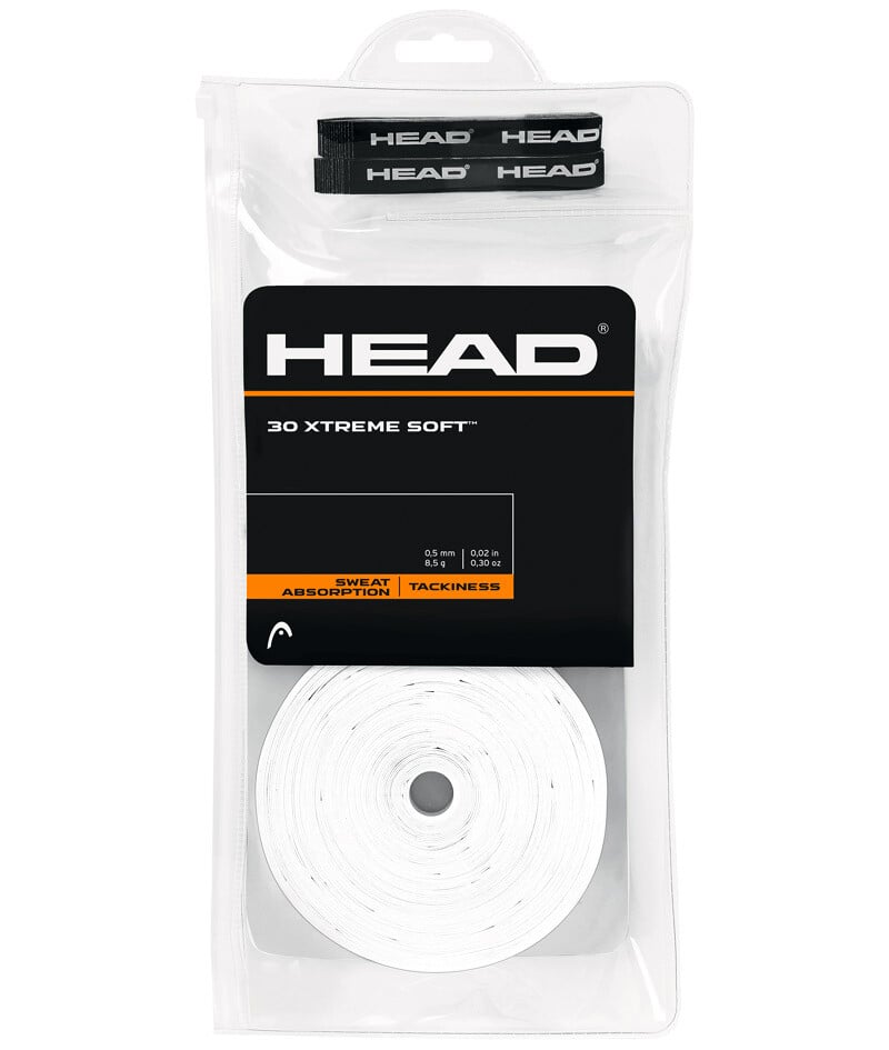 Omotávka na rakety vrchní Head Xtreme Soft White (30 ks)