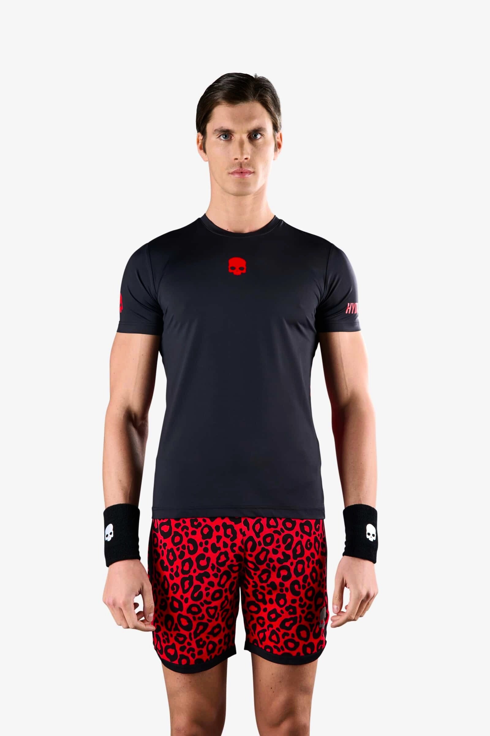 Men's T-Shirt Hydrogen Panther Tech Tee Black/Red XL