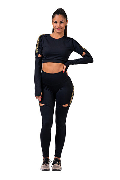 Dámské Legíny Nebbia Honey Bunny Leggings 820 Black M