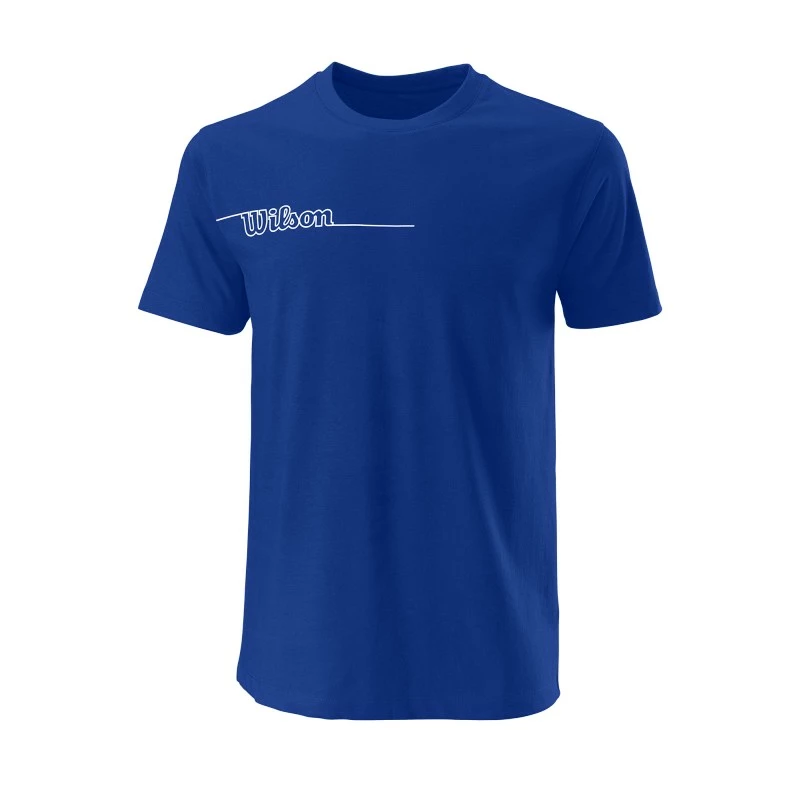 Pánské Tričko Wilson Team II Tech Tee Royal