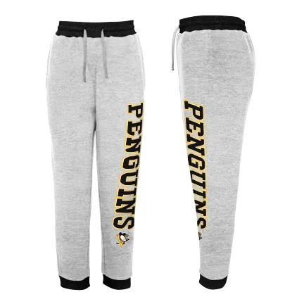 Kids Pants Outerstuff SKILLED ENFORCER FLEECE PANT PITTSBURGH PENGUINS