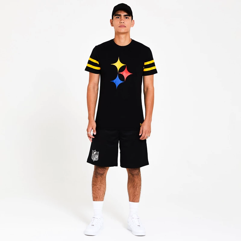 Pánské Tričko New Era Elements Tee NFL Pittsburgh Steelers, M, Modrá