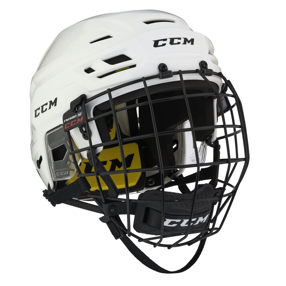 Hokejová Helma CCM Tacks 210 Combo White Senior S