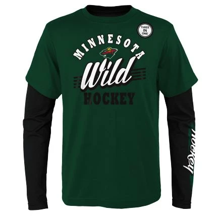 Dětské tričko Outerstuff  TWO MAN ADVANTAGE 3 IN 1 COMBO MINNESOTA WILD