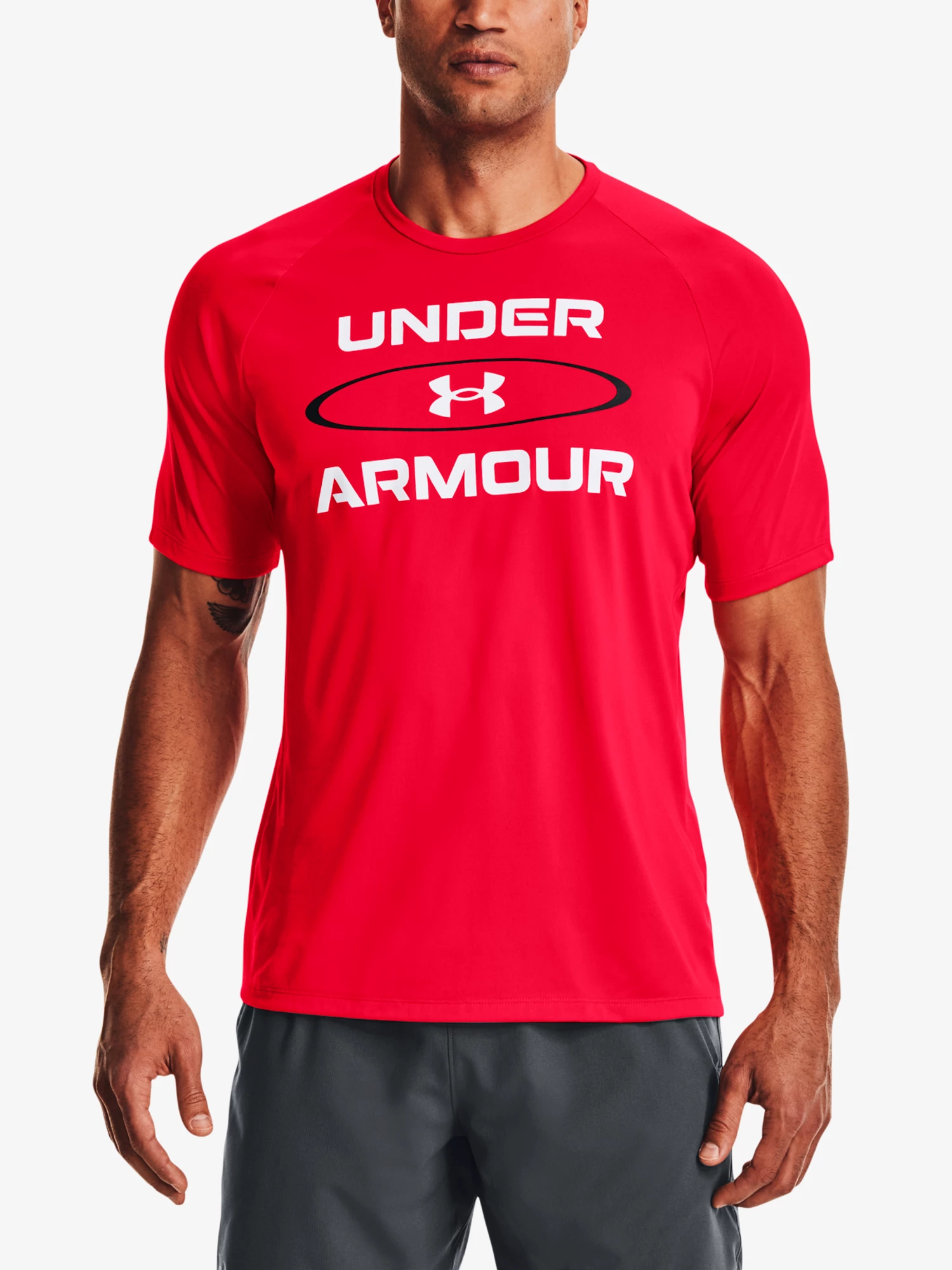 Pánské Tričko Under Armour  Tech 2.0 WM Graphic SS-RED L