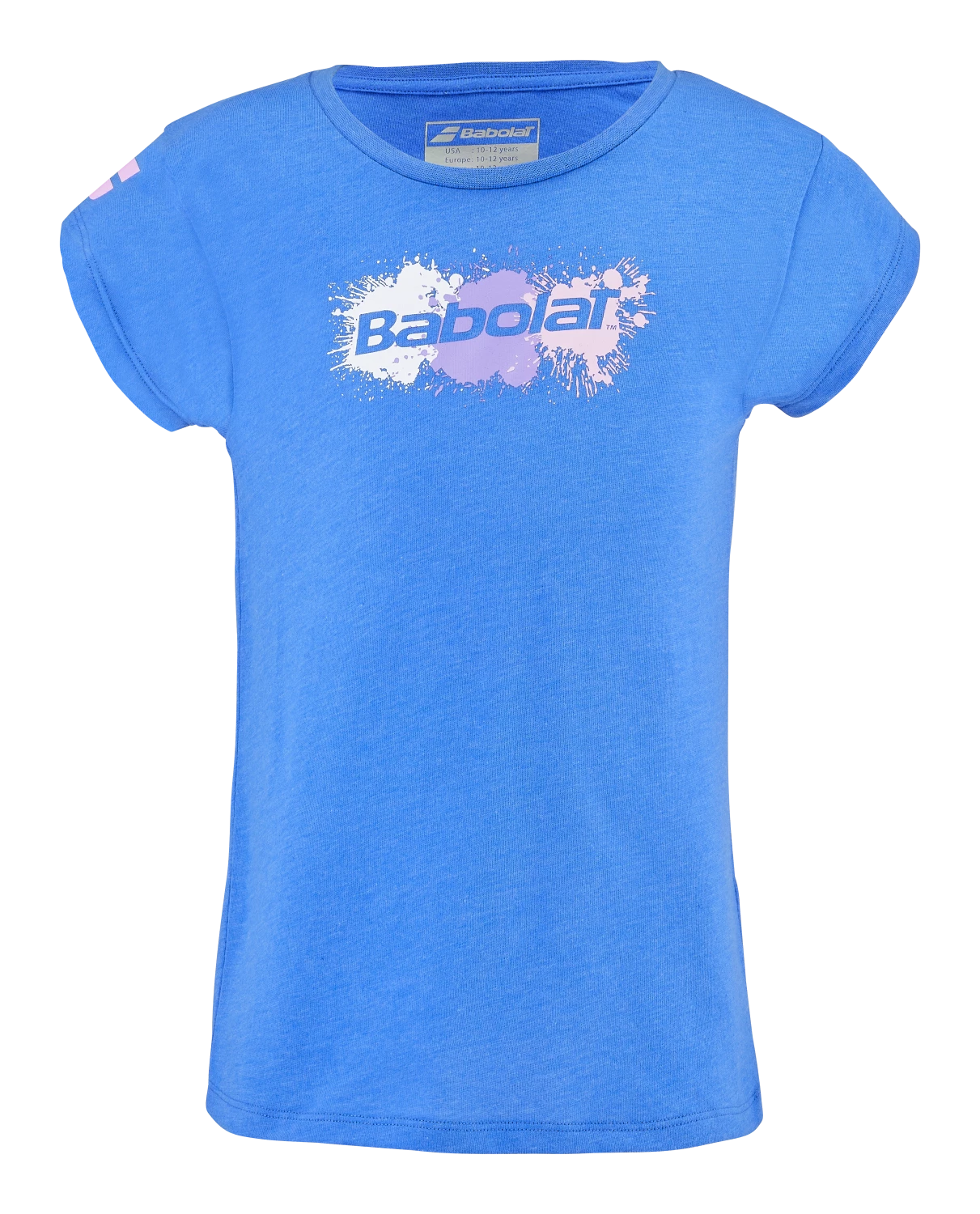 Dívčí Tričko Babolat  Exercise Cotton Tee Girl French Blue 8 - 10 Let