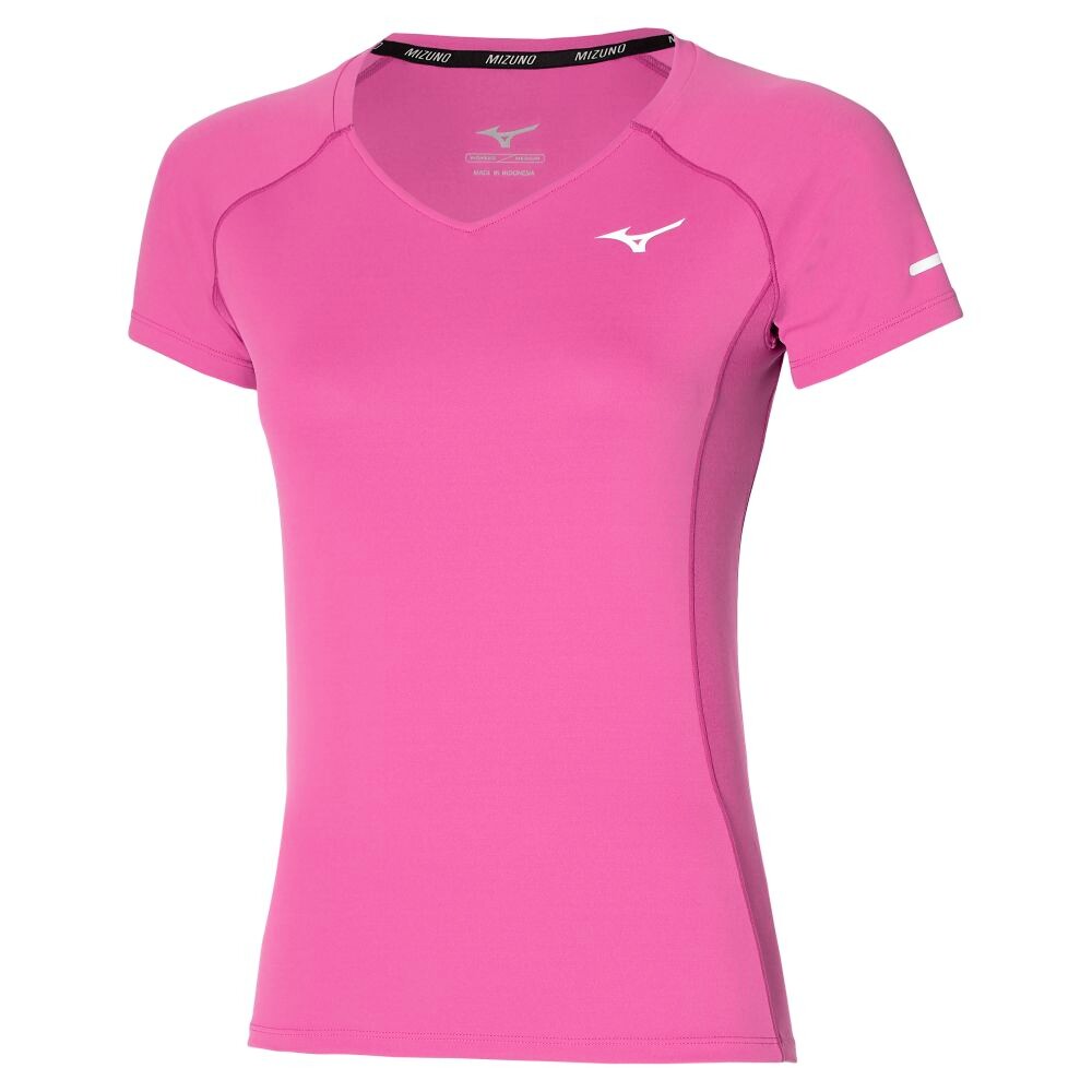 Dámské Tričko Mizuno  Sun Protect Tee Wild Orchid