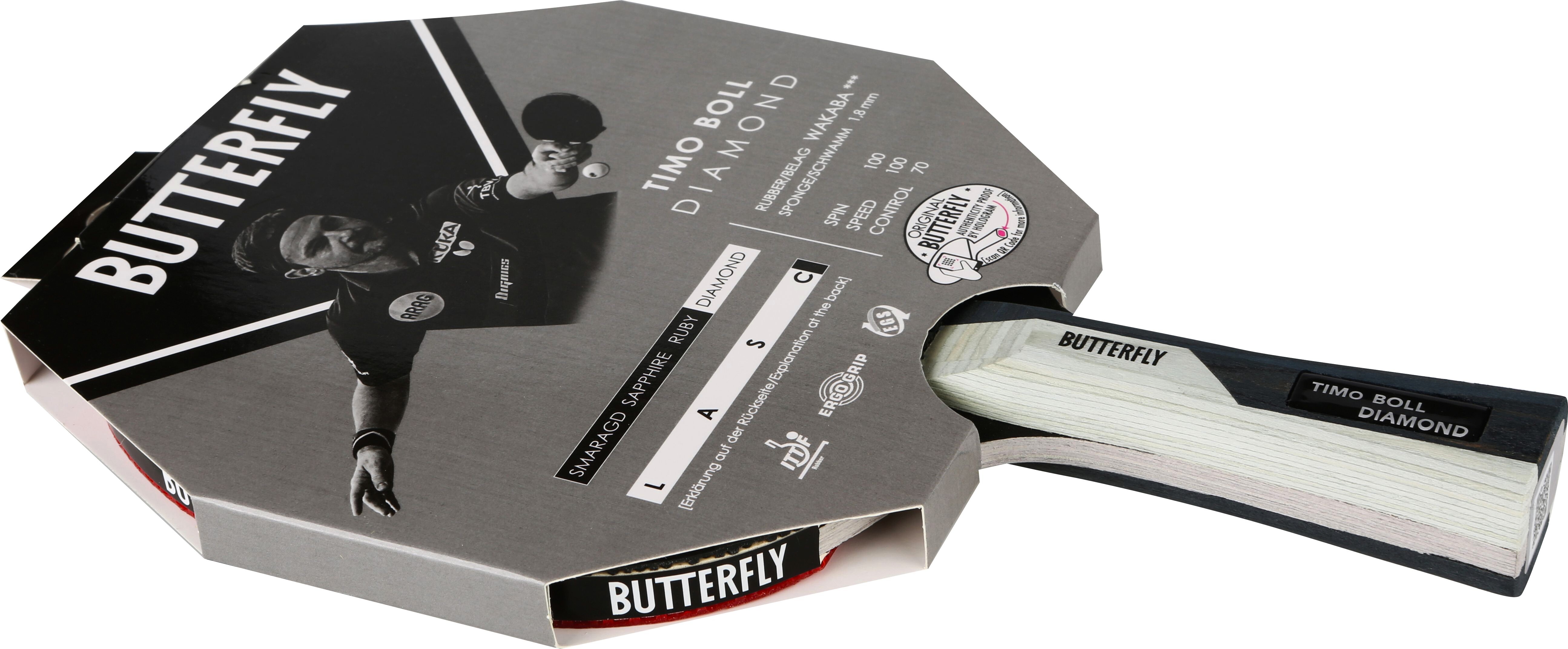 Butterfly Boll Diamond Table Tennis Bat.