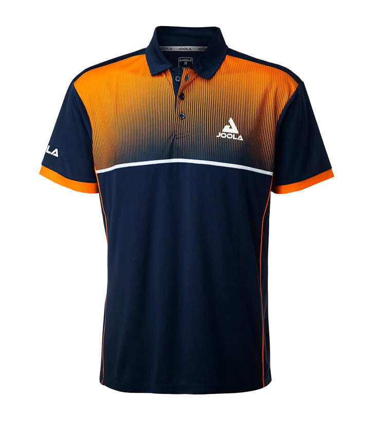 Pánské Tričko Joola  Shirt Edge Navy/Orange XXL