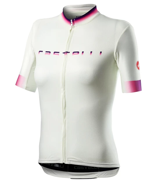 Levně Dámský cyklistický dres Castelli Gradient Jersey Ivory