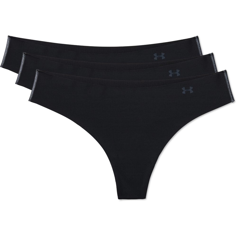 Women's Panties Under Armour PS Thong 3Pack Black XL