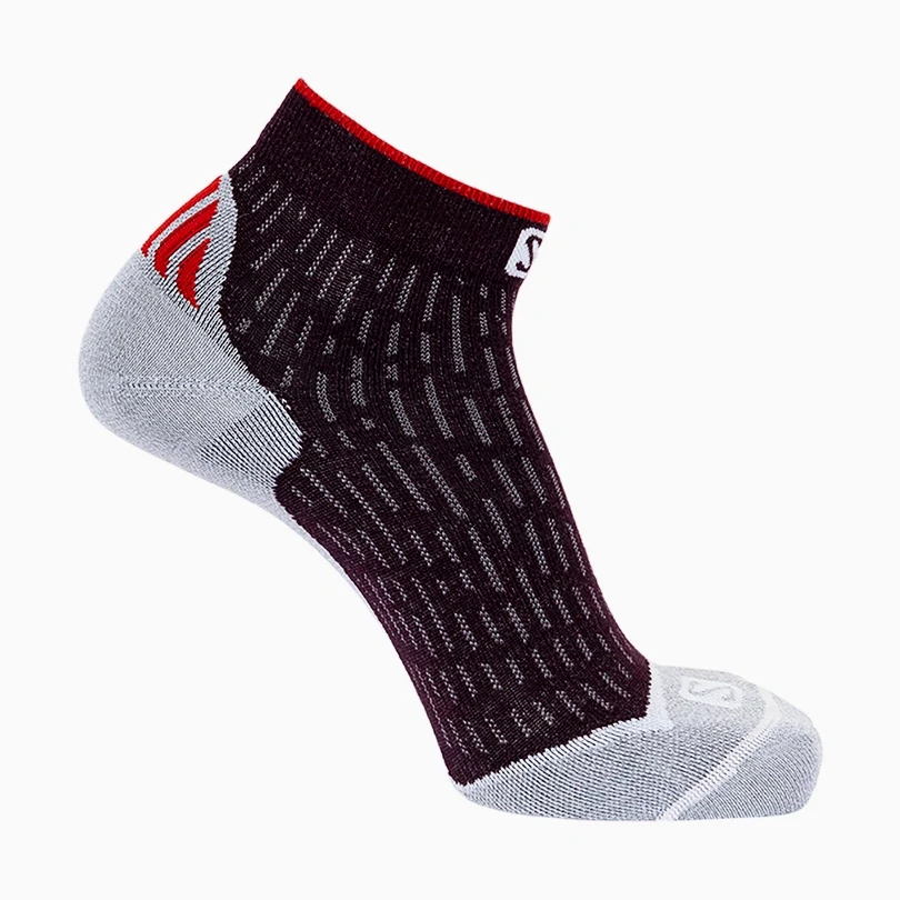 Ponožky Salomon Ultra Ankle Maverick/Racing Red