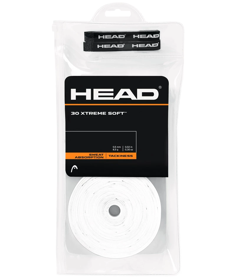 Head Top Grip Xtreme Soft White (30 Pcs)