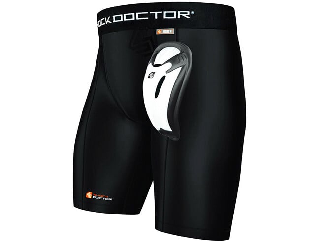 Šortky se suspenzorem Shock Doctor  BioFlex Cup Black Senior L