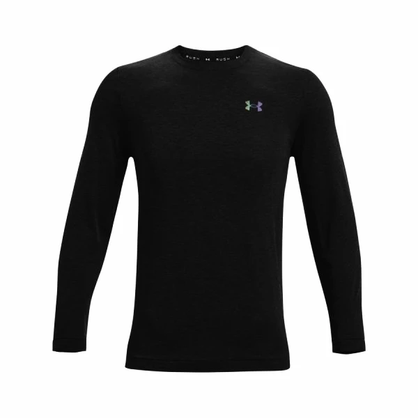 Under Armour Rush Seamless LS-BLK T-Shirt - Mens