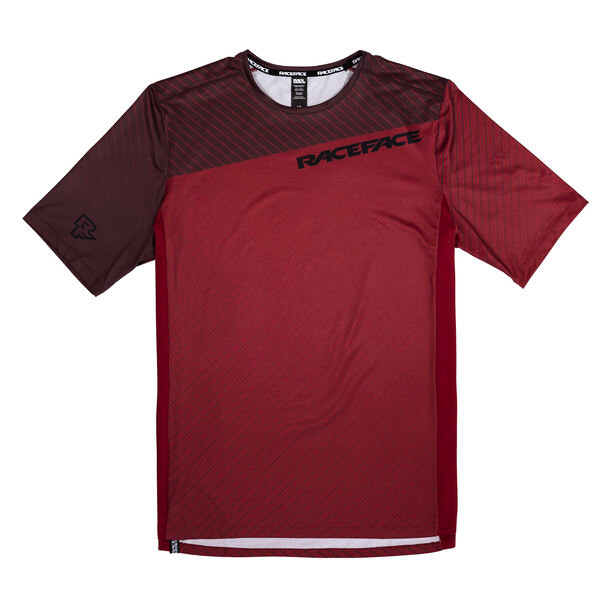Men's Race Face INDY SS Dark Red Cycling Jersey