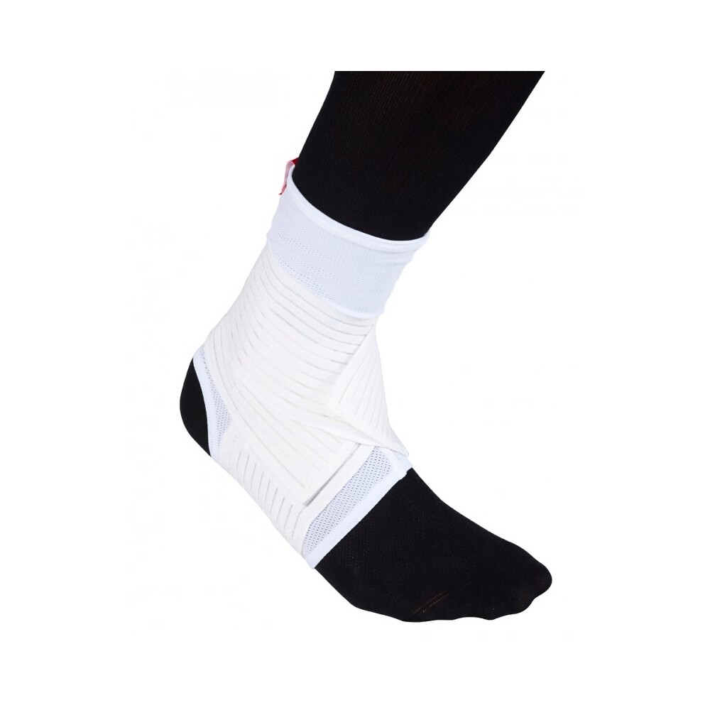 McDavid Ankle Support Mesh With Straps 433 White XL Ankle Brace