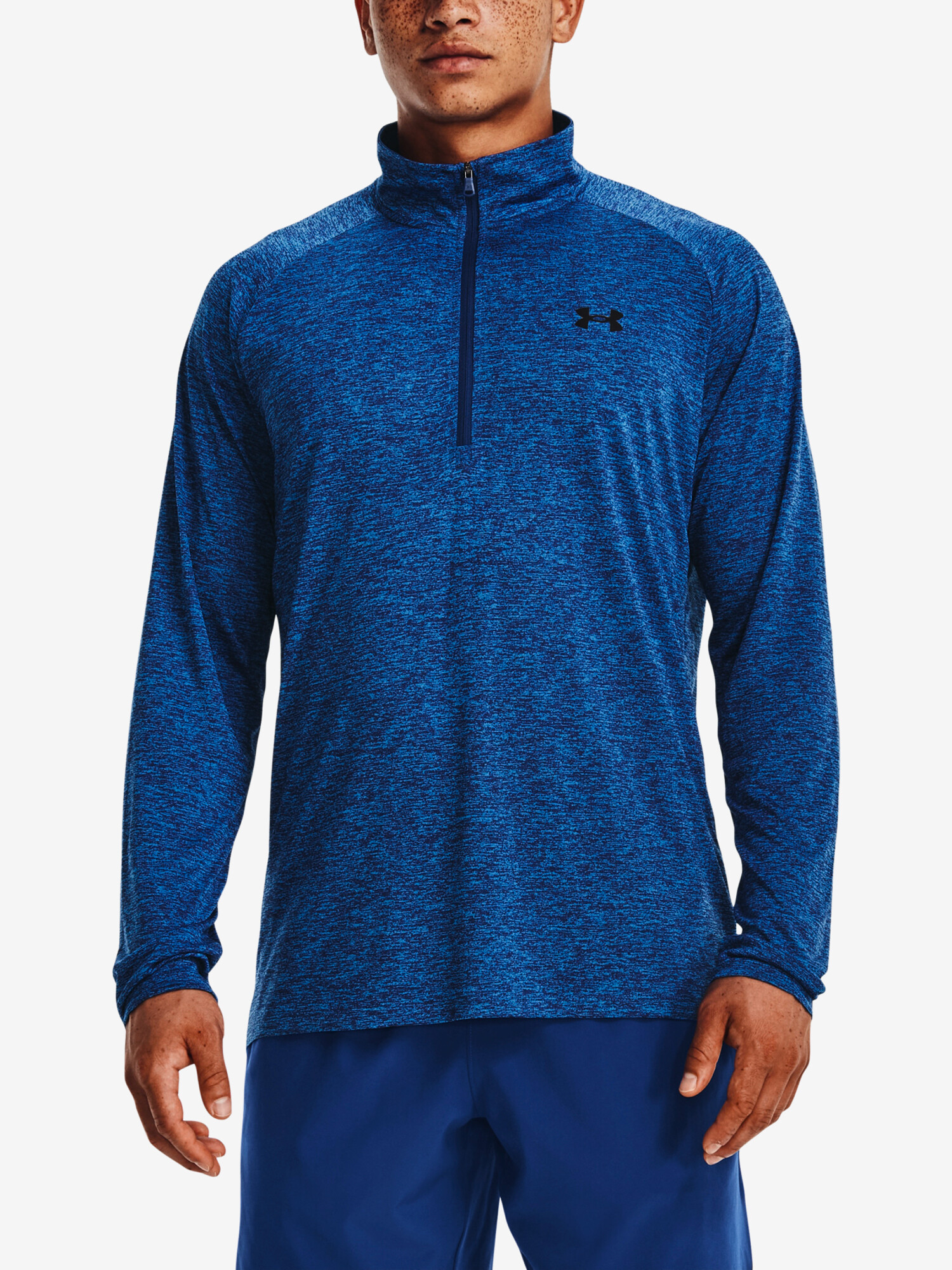 Pánská Mikina Under Armour  Tech 2.0 1/2 Zip-BLU M