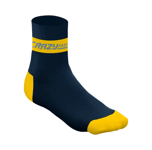 Ponožky Crazy Idea  CRAZY CARBON SOCKS SULFUR