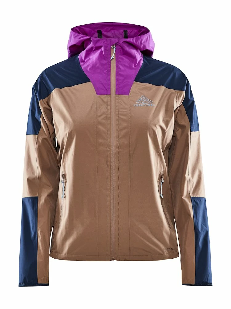 Women's Craft PRO Trail Hydro Brown Jacket