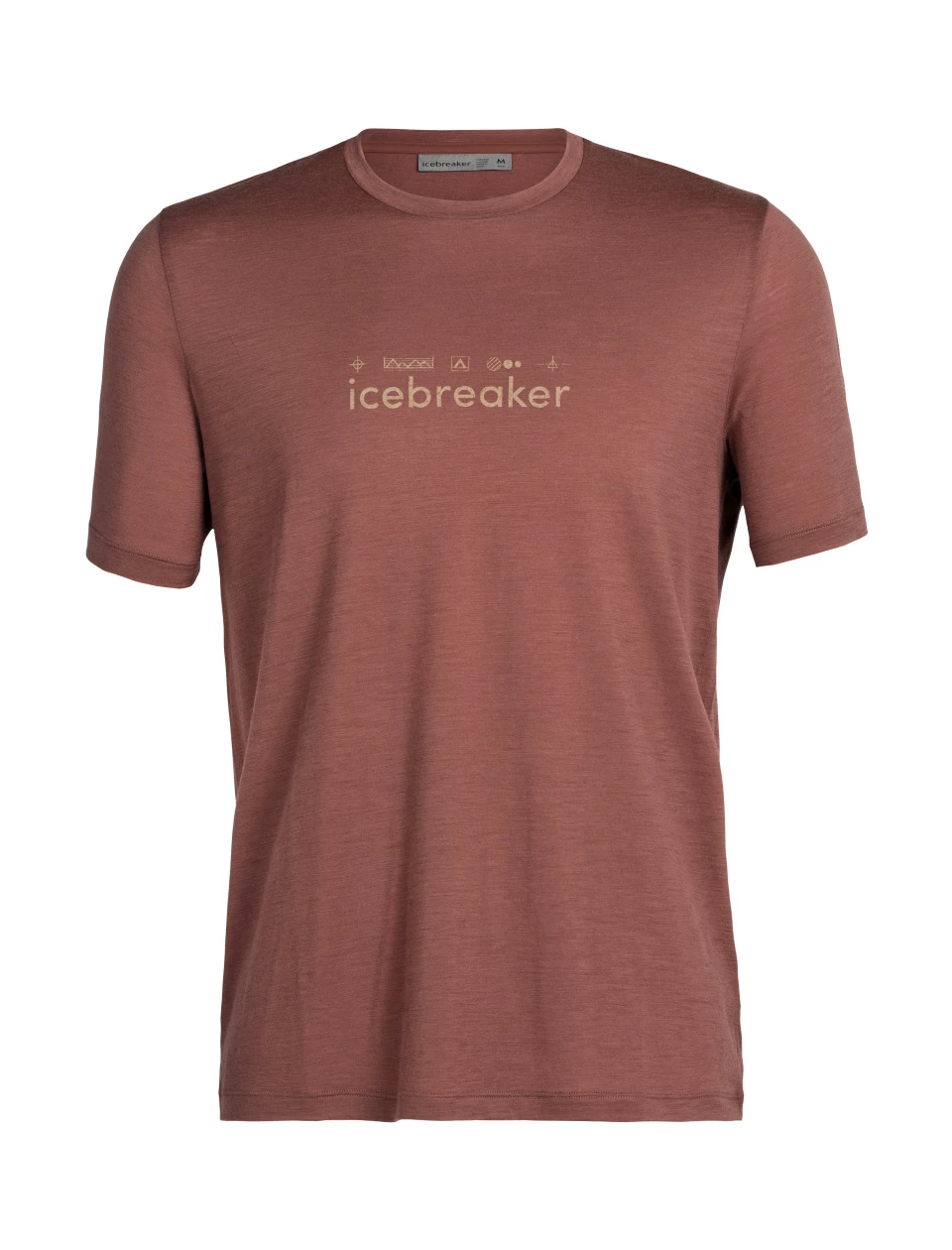 Men's Icebreaker Tech Lite II SS Tee Nature Touring Club Grape T-Shirt