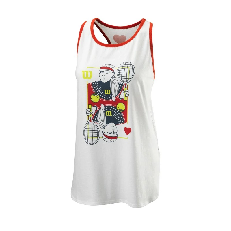 Dámské Tílko Wilson  Queen Tech Tank White M