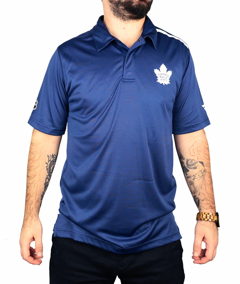 Men's T-Shirt Fanatics Rinkside Synthetic Polo NHL Toronto Maple Leafs, S