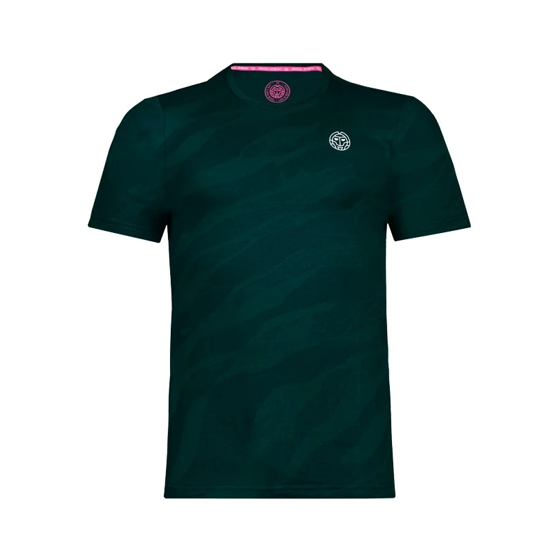 Pánské Tričko BIDI BADU  Ikem Tech Tee Dark Green XL