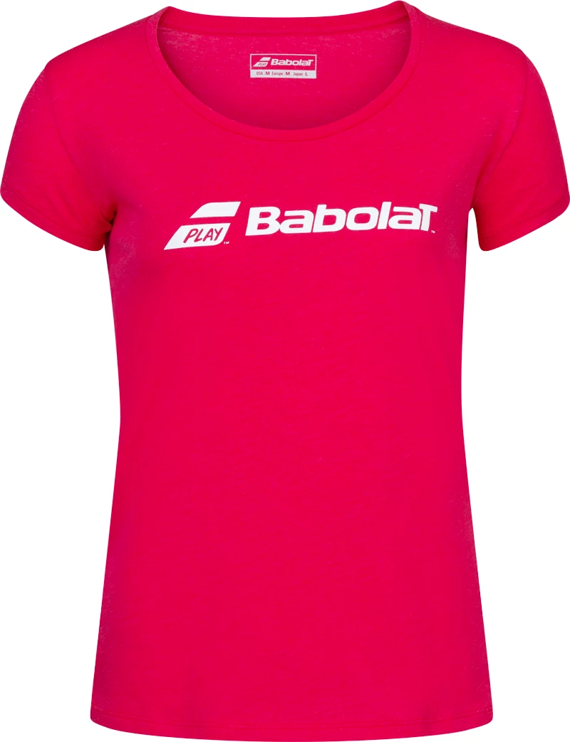 Dívčí tričko Babolat Exercise Tee Red, 12 - 14 let