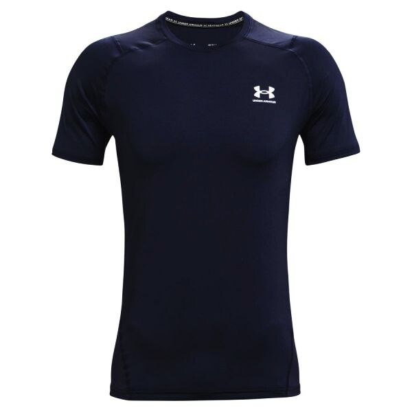 Pánské Tričko Under Armour  HG Armour Fitted SS-NVY L