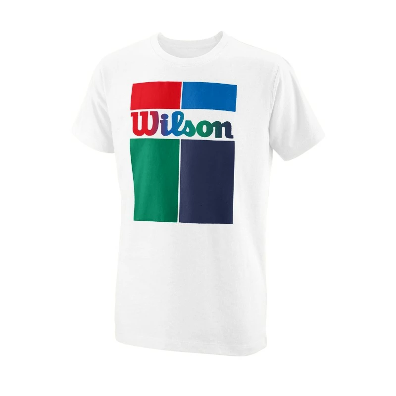 Dětské tričko Wilson Competition B Crew Tech Tee White M