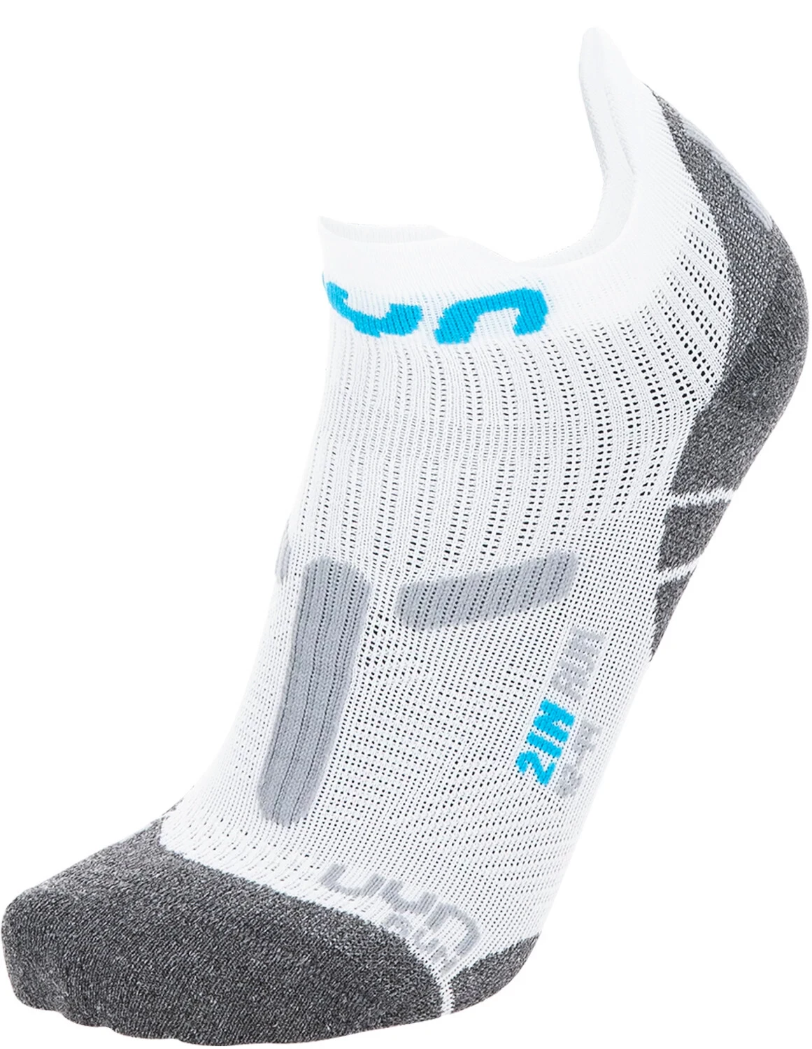 Pánské ponožky UYN  RUN 2IN SOCKS White/Grey