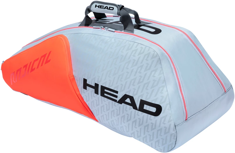 Head Radical 9R Supercombi Grey/Orange Racket Bag