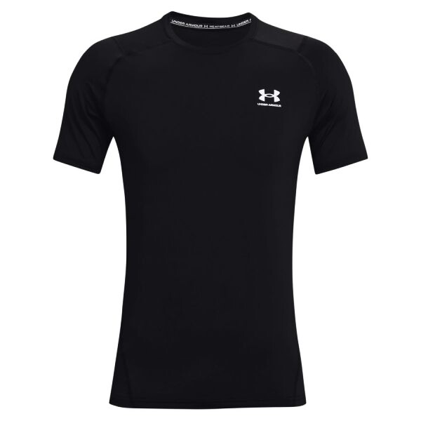 Pánské Tričko Under Armour  HG Armour Fitted SS-BLK XL