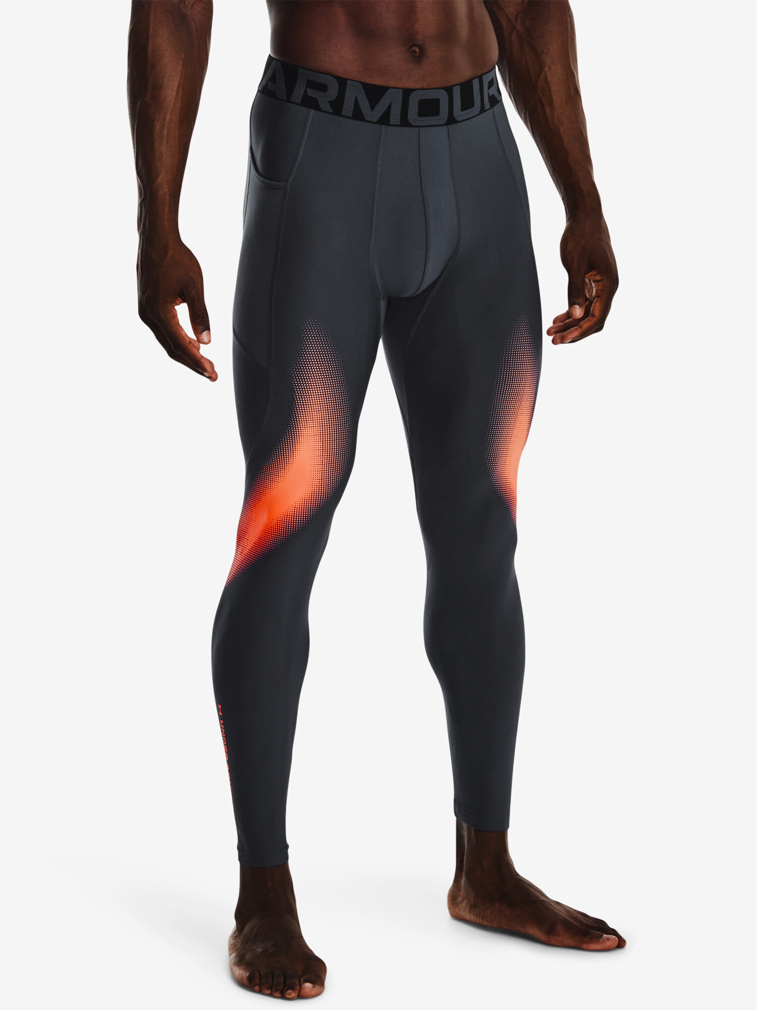 Men's Leggings Under Armour UA HG Armour Novelty Lgs-GRY L