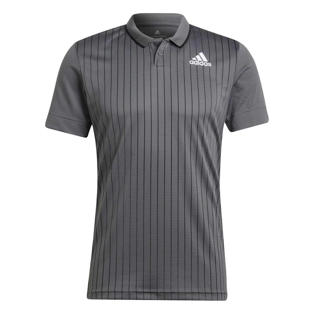 adidas Men's T-Shirt Melbourne Freelift Polo Grey L