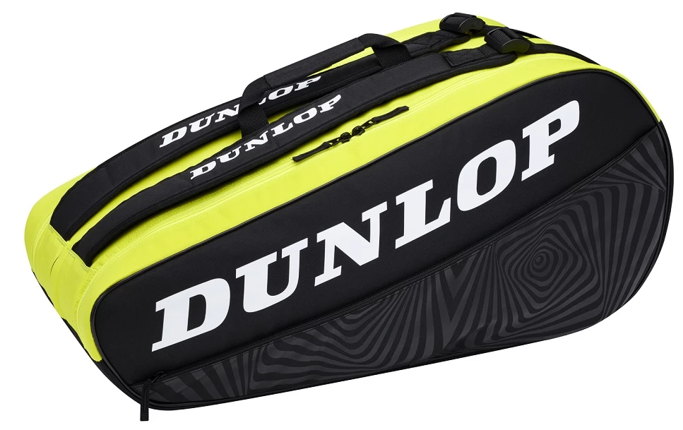 Dunlop D TAC SX-Club 10RKT Black/Yellow Racquet Bag