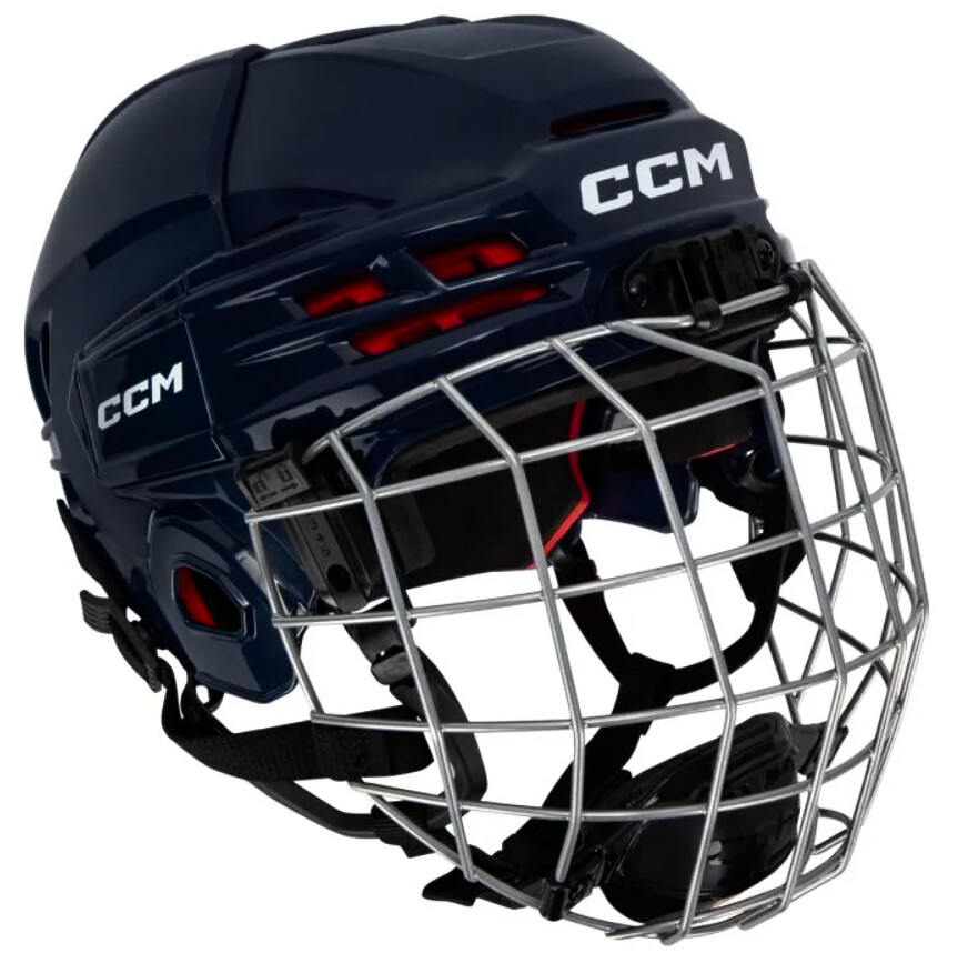 CCM Tacks 70 Navy  Hokejová Helma Combo Žák (youth)