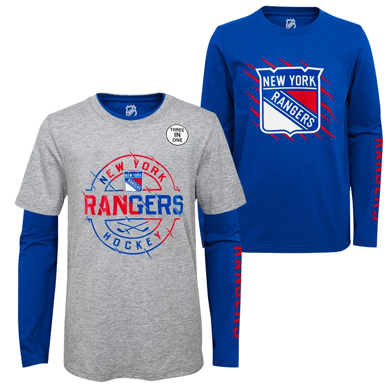 Dětská trička Outerstuff Two-Way Forward 3 in 1 NHL New York Rangers, BXL 18/20