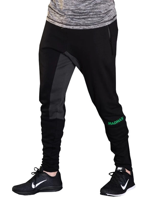 MadMax Sweatpants With Zipper MSW307 Black S