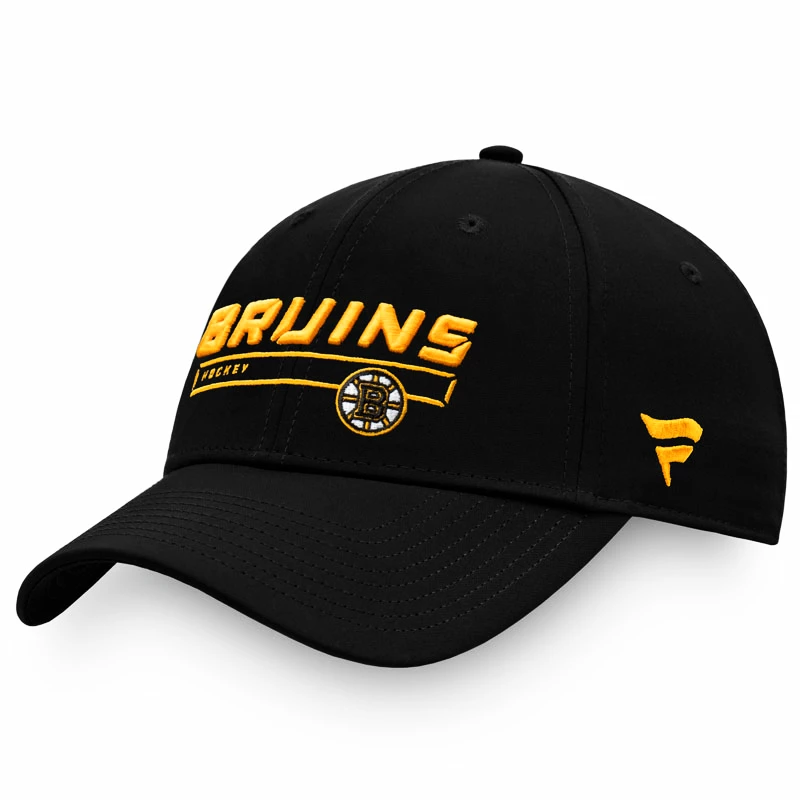 Fanatics Authentic Pro Rinkside Structured Adjustable NHL Boston Bruins Cap