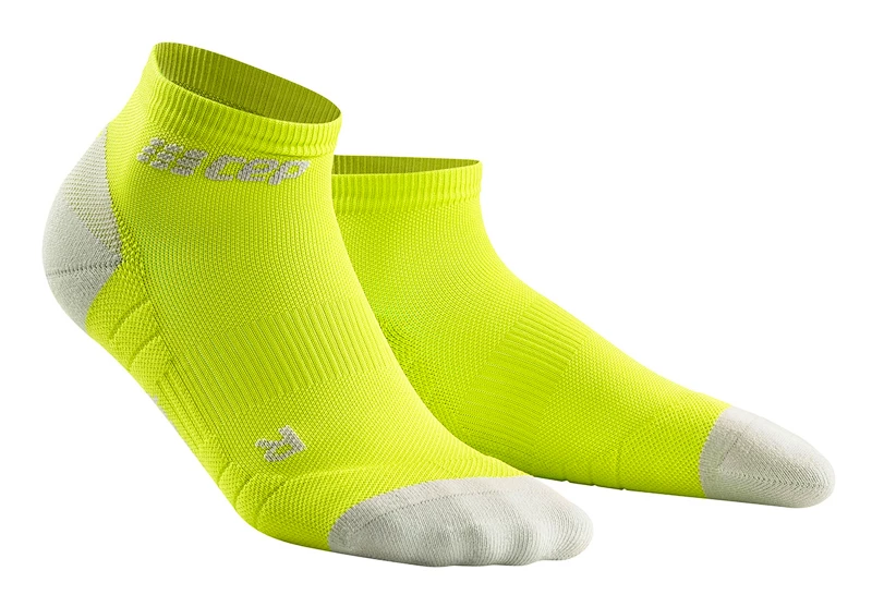 Pánské kotníkové běžecké ponožky CEP 3.0 limetkové, V