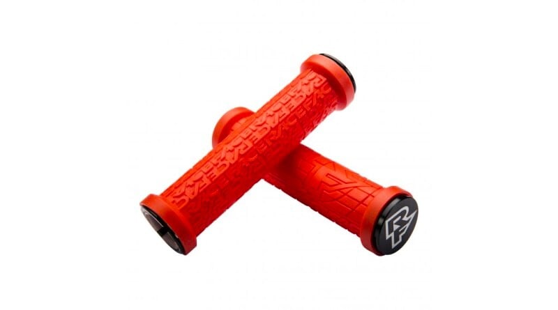 Race Face Grippler handlebar grips, 30mm, Lock On, red