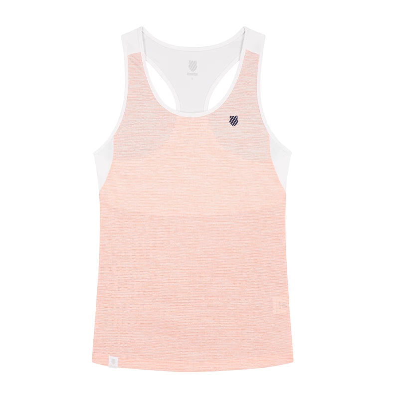 Dámské Tílko K-Swiss  Hypercourt Speed Tank 3 Peach/White M