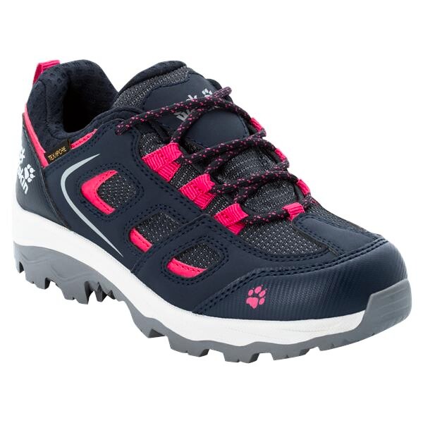 Dětské boty Jack Wolfskin  Vojo Texapore Low Dark Blue / Pink