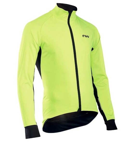 Levně Cyklistická bunda NorthWave Extreme H20 Jacket Yellow Fluo/Black