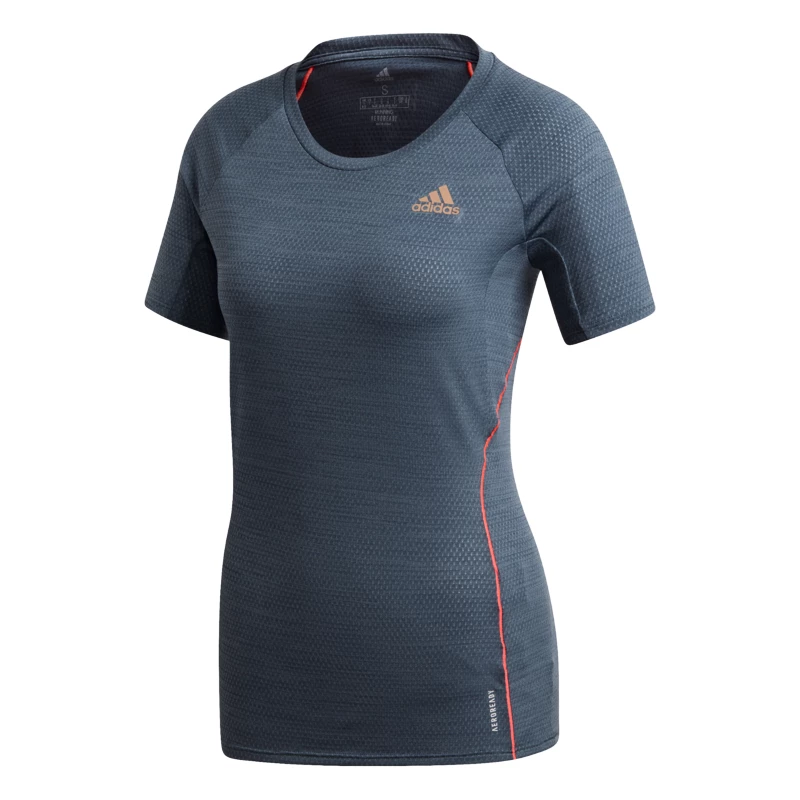 Women's adidas Adi Runner T-shirt navy blue, XS